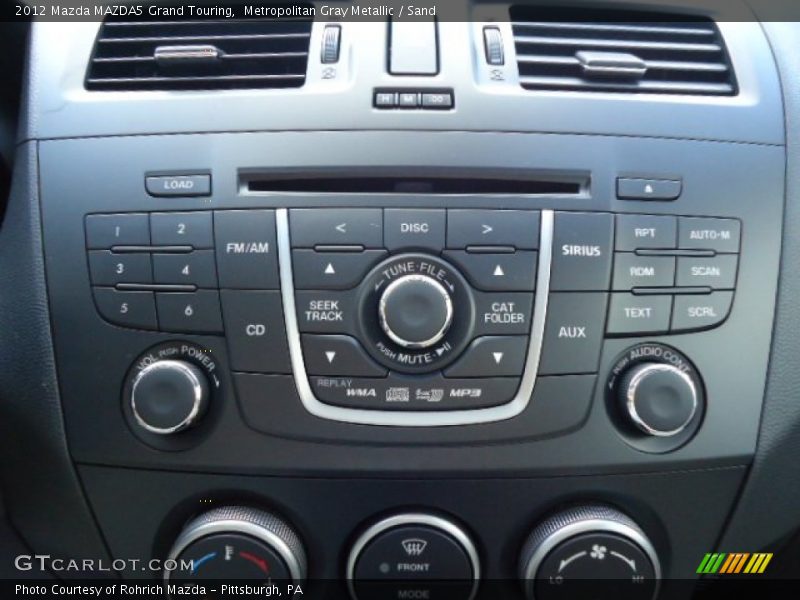 Metropolitan Gray Metallic / Sand 2012 Mazda MAZDA5 Grand Touring