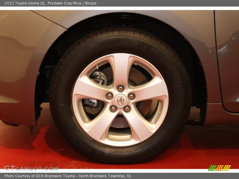 Predawn Gray Mica / Bisque 2011 Toyota Sienna LE