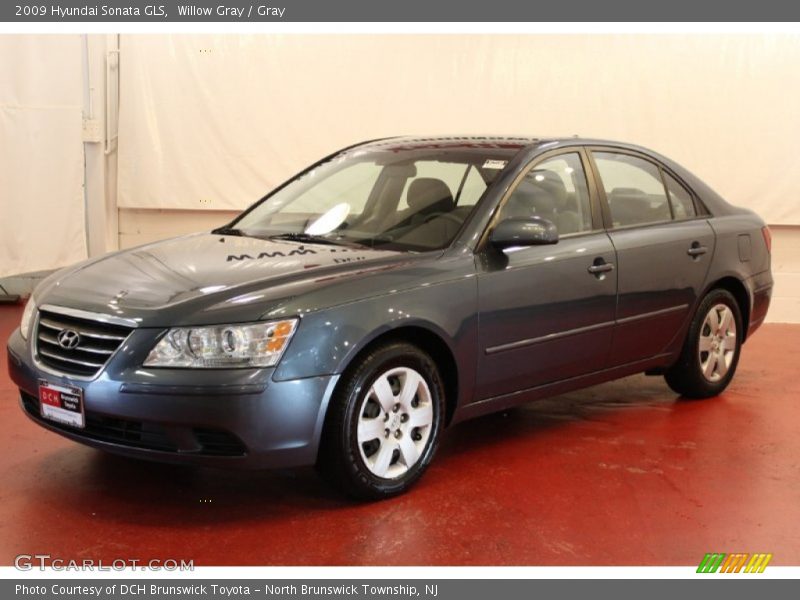 Willow Gray / Gray 2009 Hyundai Sonata GLS