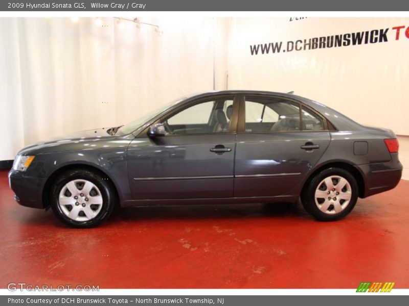 Willow Gray / Gray 2009 Hyundai Sonata GLS