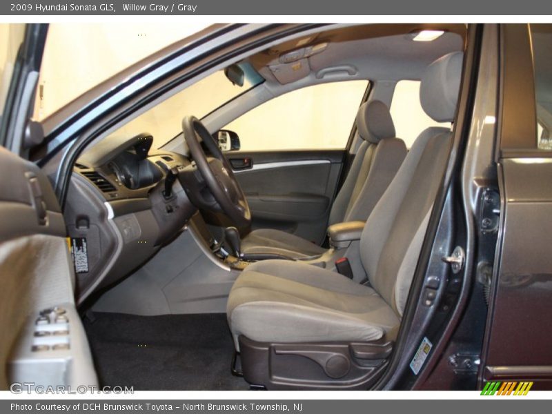 Willow Gray / Gray 2009 Hyundai Sonata GLS