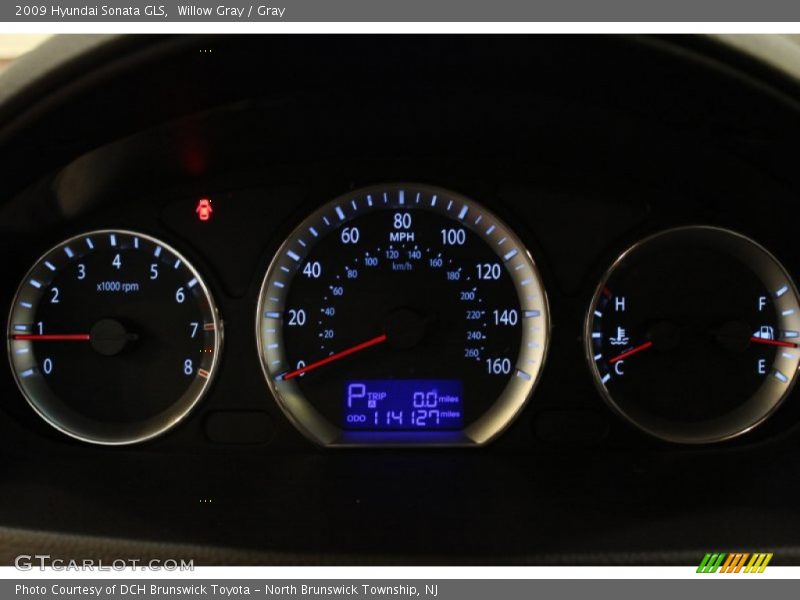 Willow Gray / Gray 2009 Hyundai Sonata GLS