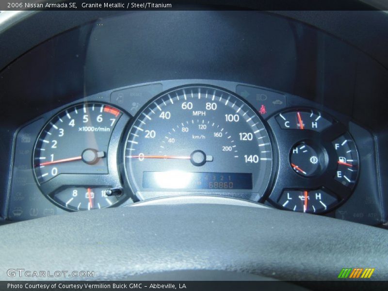 Granite Metallic / Steel/Titanium 2006 Nissan Armada SE