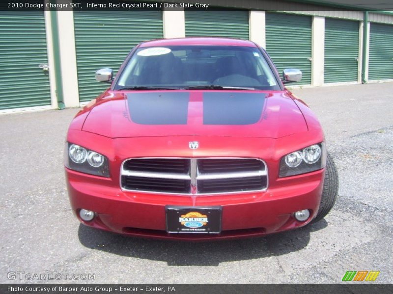 Inferno Red Crystal Pearl / Dark Slate Gray 2010 Dodge Charger SXT