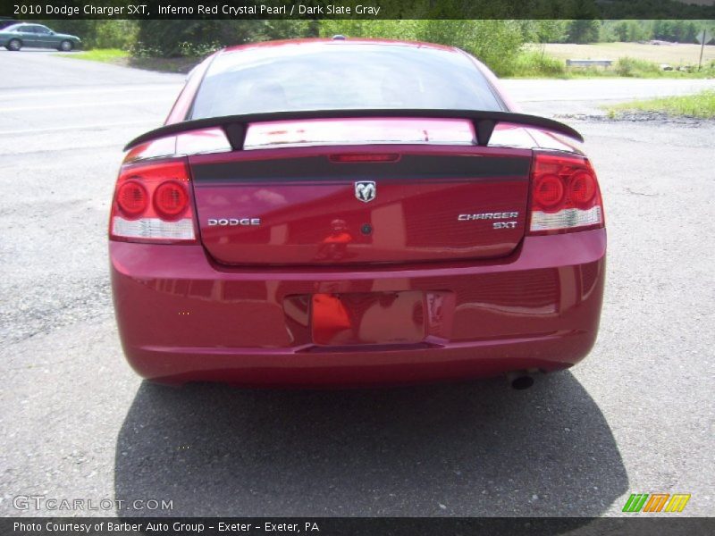 Inferno Red Crystal Pearl / Dark Slate Gray 2010 Dodge Charger SXT
