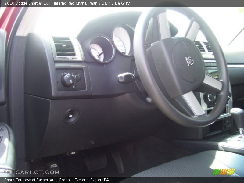 Inferno Red Crystal Pearl / Dark Slate Gray 2010 Dodge Charger SXT