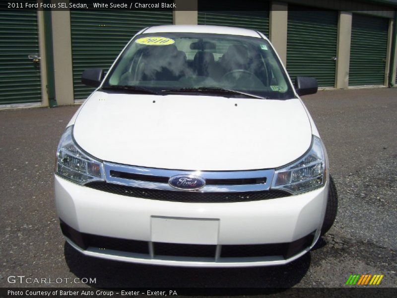 White Suede / Charcoal Black 2011 Ford Focus SEL Sedan