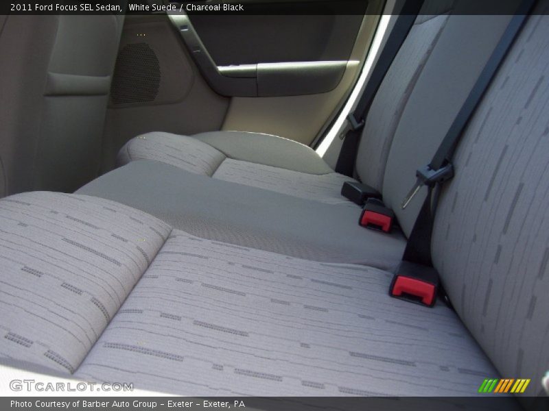 White Suede / Charcoal Black 2011 Ford Focus SEL Sedan