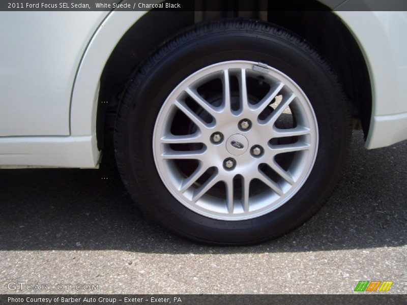 White Suede / Charcoal Black 2011 Ford Focus SEL Sedan