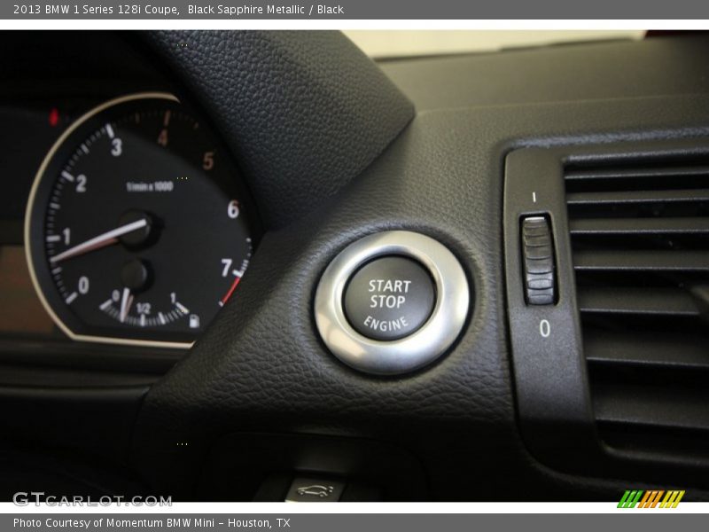 Black Sapphire Metallic / Black 2013 BMW 1 Series 128i Coupe