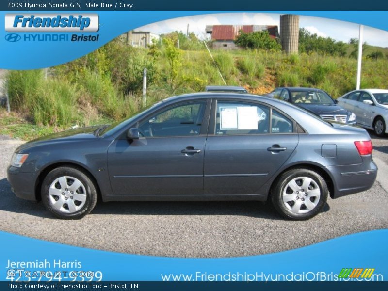 Slate Blue / Gray 2009 Hyundai Sonata GLS