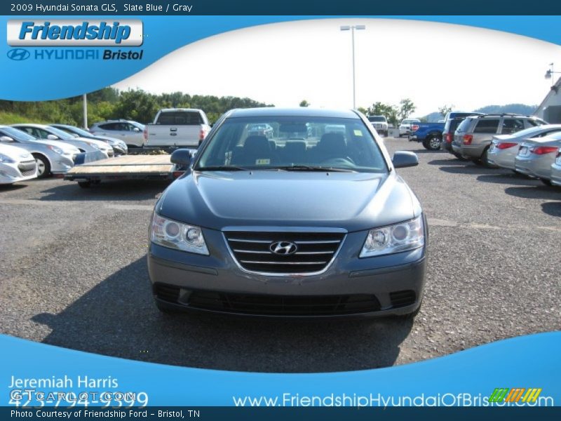 Slate Blue / Gray 2009 Hyundai Sonata GLS