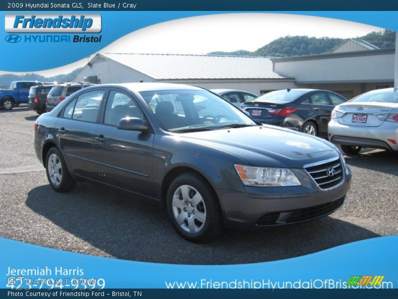 Slate Blue / Gray 2009 Hyundai Sonata GLS