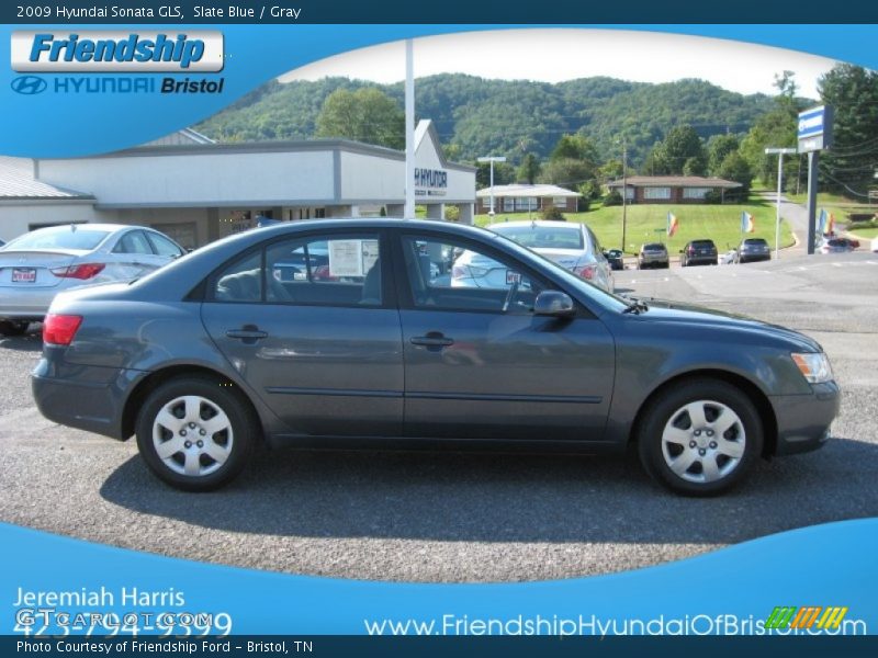 Slate Blue / Gray 2009 Hyundai Sonata GLS