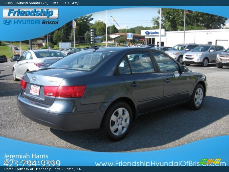Slate Blue / Gray 2009 Hyundai Sonata GLS
