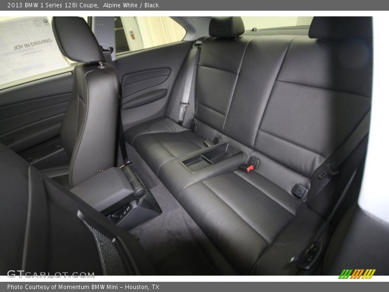 Rear Seat of 2013 1 Series 128i Coupe