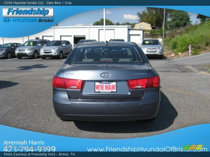 Slate Blue / Gray 2009 Hyundai Sonata GLS