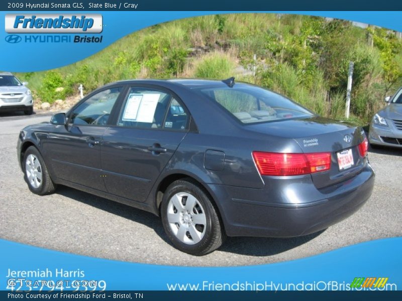 Slate Blue / Gray 2009 Hyundai Sonata GLS