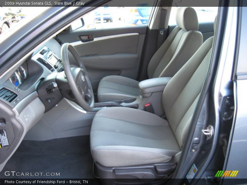 Slate Blue / Gray 2009 Hyundai Sonata GLS