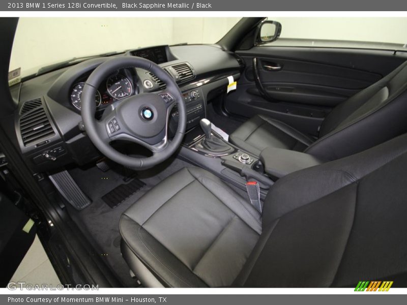 Black Interior - 2013 1 Series 128i Convertible 