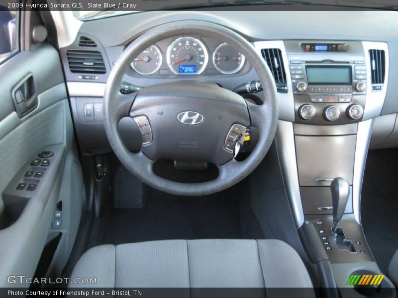 Slate Blue / Gray 2009 Hyundai Sonata GLS