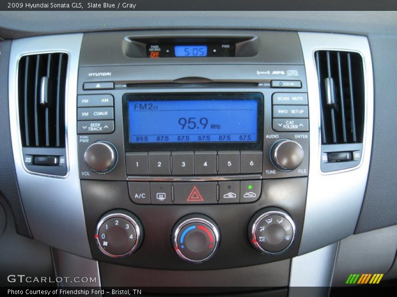 Slate Blue / Gray 2009 Hyundai Sonata GLS