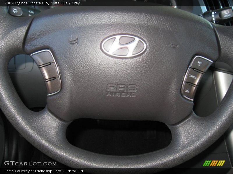 Slate Blue / Gray 2009 Hyundai Sonata GLS