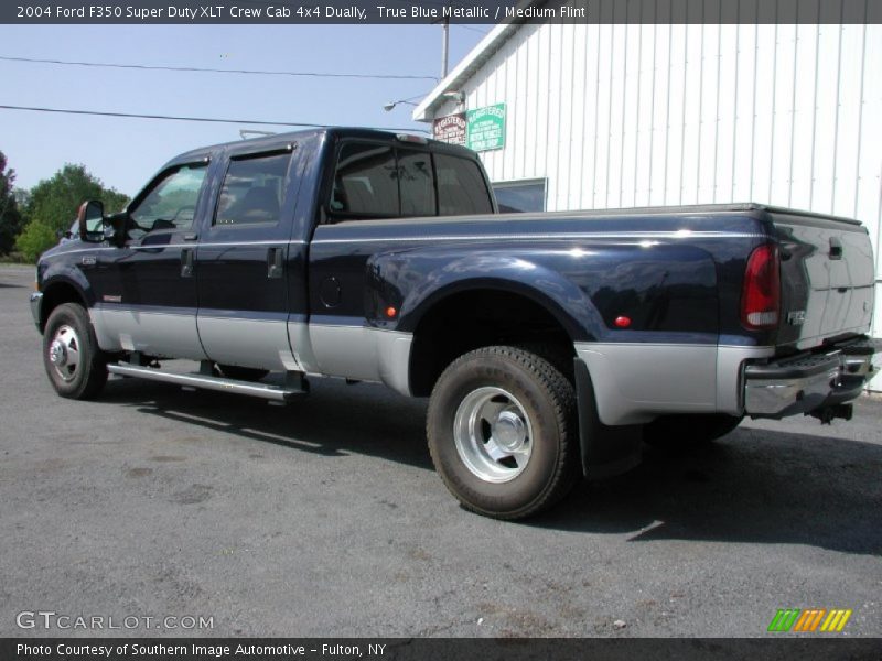 True Blue Metallic / Medium Flint 2004 Ford F350 Super Duty XLT Crew Cab 4x4 Dually