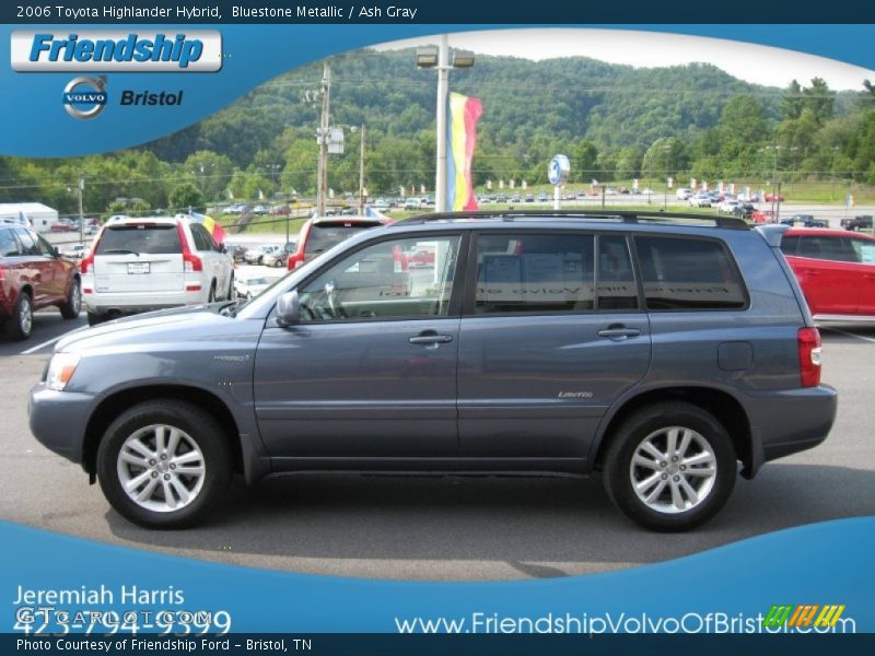 Bluestone Metallic / Ash Gray 2006 Toyota Highlander Hybrid