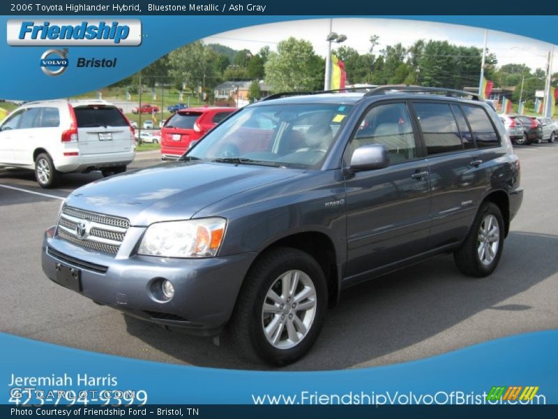 Bluestone Metallic / Ash Gray 2006 Toyota Highlander Hybrid
