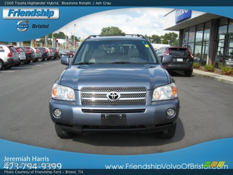 Bluestone Metallic / Ash Gray 2006 Toyota Highlander Hybrid