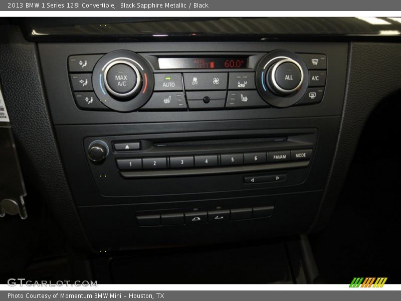 Black Sapphire Metallic / Black 2013 BMW 1 Series 128i Convertible