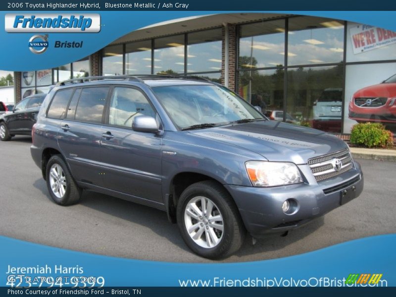 Bluestone Metallic / Ash Gray 2006 Toyota Highlander Hybrid