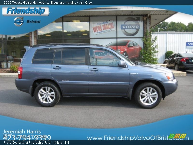 Bluestone Metallic / Ash Gray 2006 Toyota Highlander Hybrid