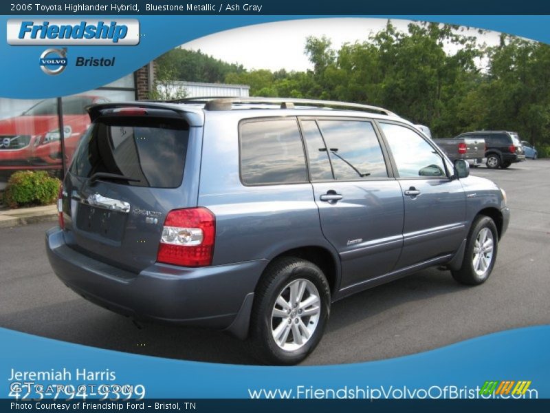 Bluestone Metallic / Ash Gray 2006 Toyota Highlander Hybrid