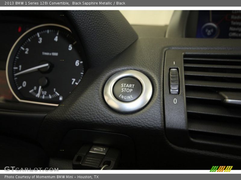 Black Sapphire Metallic / Black 2013 BMW 1 Series 128i Convertible