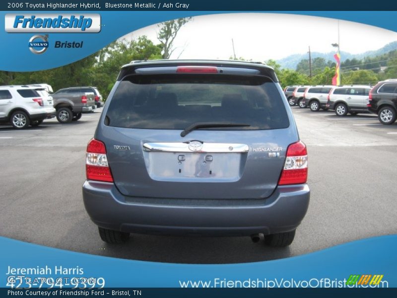 Bluestone Metallic / Ash Gray 2006 Toyota Highlander Hybrid