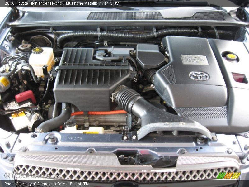 Bluestone Metallic / Ash Gray 2006 Toyota Highlander Hybrid