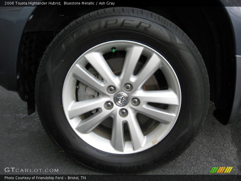 Bluestone Metallic / Ash Gray 2006 Toyota Highlander Hybrid