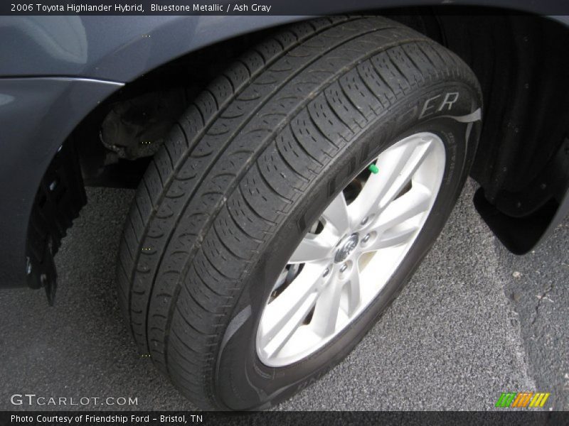 Bluestone Metallic / Ash Gray 2006 Toyota Highlander Hybrid
