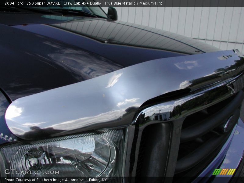 True Blue Metallic / Medium Flint 2004 Ford F350 Super Duty XLT Crew Cab 4x4 Dually
