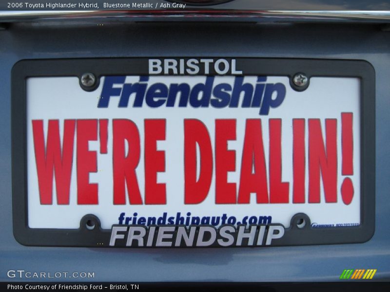 Bluestone Metallic / Ash Gray 2006 Toyota Highlander Hybrid