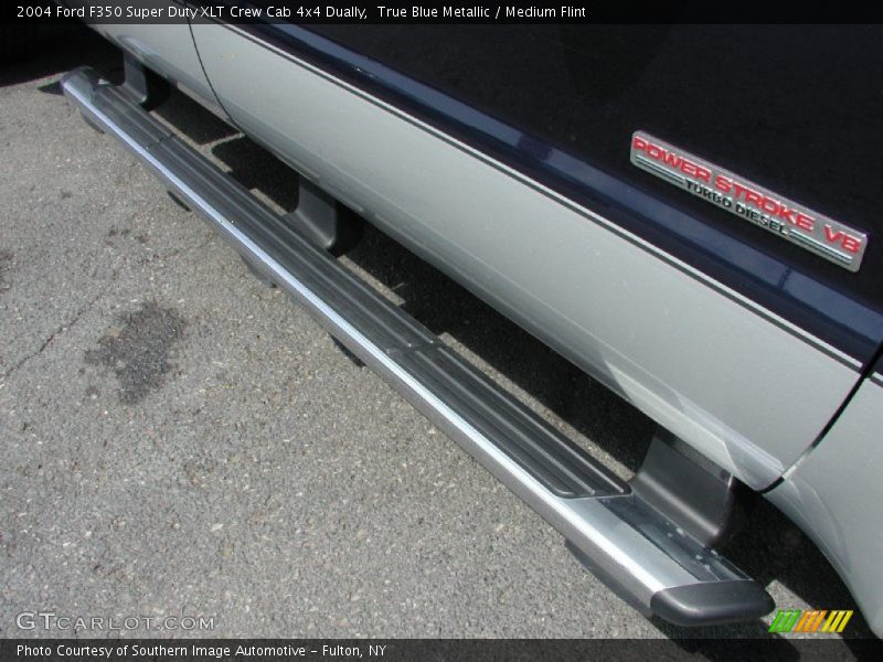 True Blue Metallic / Medium Flint 2004 Ford F350 Super Duty XLT Crew Cab 4x4 Dually