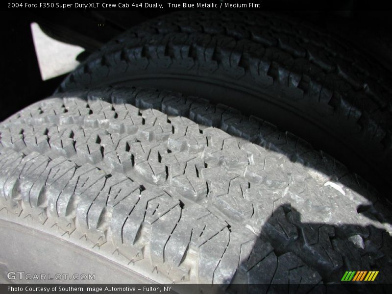True Blue Metallic / Medium Flint 2004 Ford F350 Super Duty XLT Crew Cab 4x4 Dually