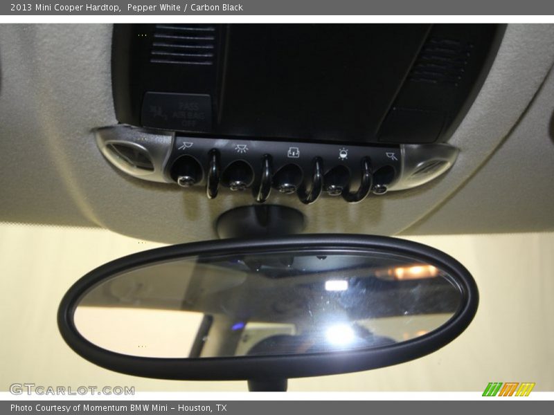 Pepper White / Carbon Black 2013 Mini Cooper Hardtop