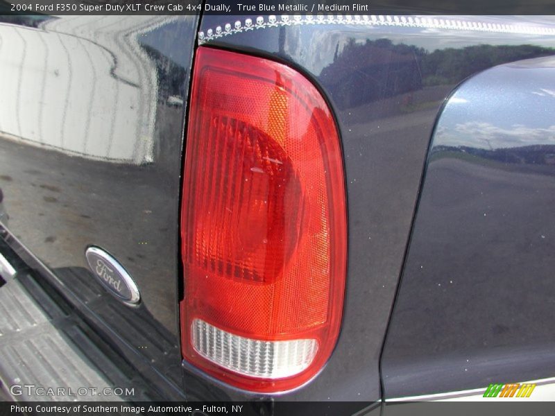 True Blue Metallic / Medium Flint 2004 Ford F350 Super Duty XLT Crew Cab 4x4 Dually
