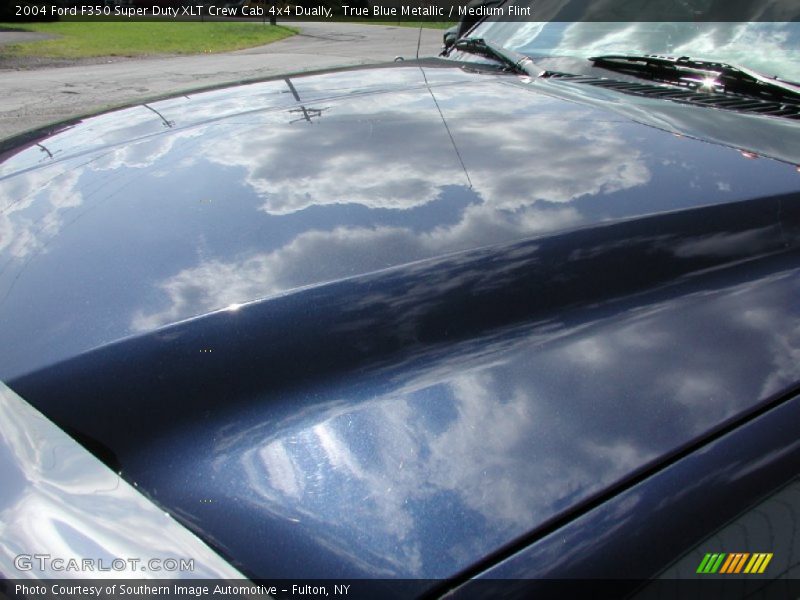 True Blue Metallic / Medium Flint 2004 Ford F350 Super Duty XLT Crew Cab 4x4 Dually