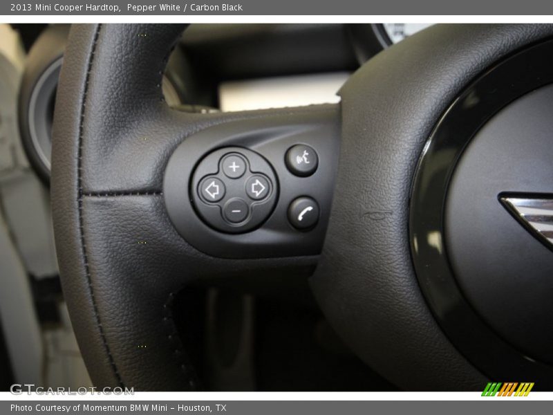 Pepper White / Carbon Black 2013 Mini Cooper Hardtop