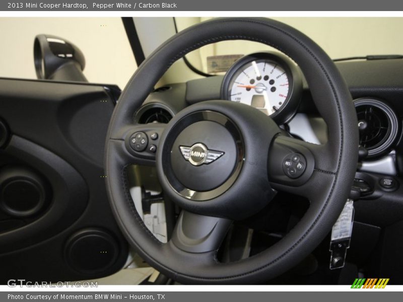 Pepper White / Carbon Black 2013 Mini Cooper Hardtop