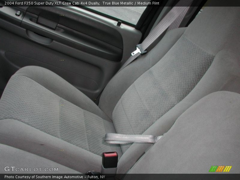 True Blue Metallic / Medium Flint 2004 Ford F350 Super Duty XLT Crew Cab 4x4 Dually
